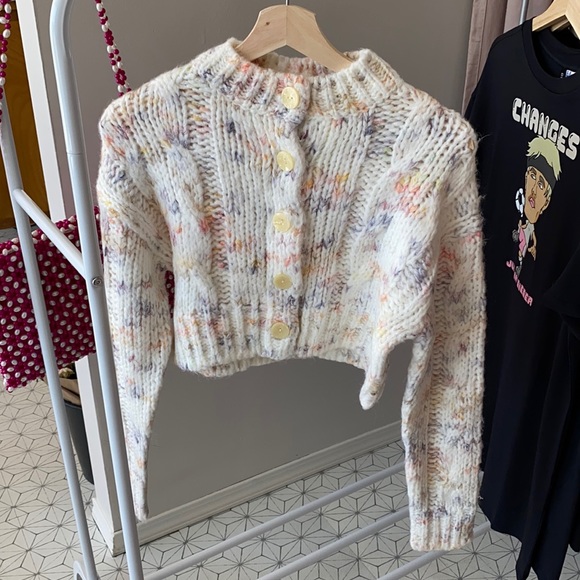 NWT Urban Outfitters Cropped Cardigan - Picture 1 of 5